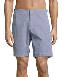 Orlebar Brown Dane Ii Gingham Cotton Shorts