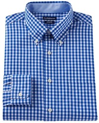croft & barrow Classic Fit Gingham Easy Care Button Down Dress Shirt