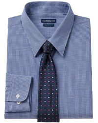 croft & barrow Classic Fit Striped Dress Shirt And Patterned Tie