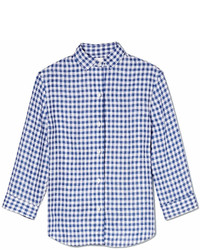 R 13 R13 Quarter Length Sleeve Oxford Shirt