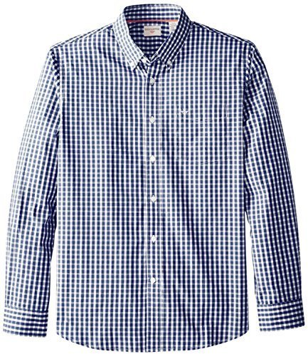 Dockers Long Sleeve Gingham Button Front Shirt, $29 | Amazon.com