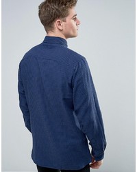 Jack and Jones Jack Jones Originals Long Sleeve Slim Fit Shirt In Gingham Check With Pocket