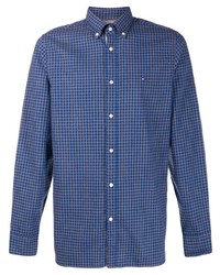 Tommy Hilfiger Logo Embroidered Check Shirt