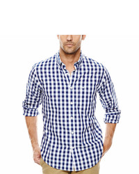 Dockers Long Sleeve Gingham Button Front Shirt