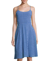 Blue Gingham Midi Dresses for Women | Lookastic