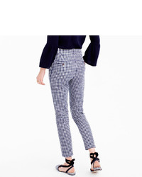 J.Crew Cigarette Pant In Puckered Gingham