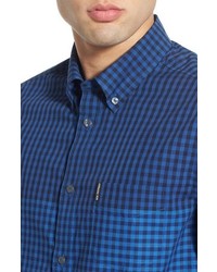 Ben Sherman Engineered Gingham Regular Fit Woven Shirt
