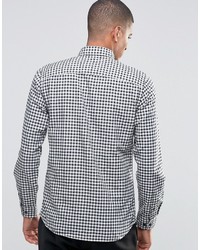 Selected Homme Gingham Shirt In Navy