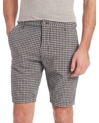 7 For All Mankind Gingham Print Chino Shorts