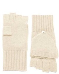 Lord & Taylor Cashmere Pop Top Mittens