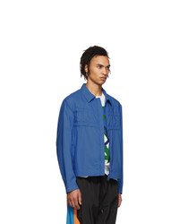 Moncler Genius Blue Down Doodle Jacket