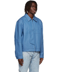 We11done Blue Layered Jacket