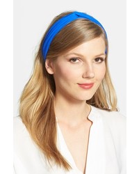 L. Erickson Interlock Turban Headband Blue