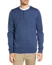 Nordstrom Men's Shop Regular Fit Wool Blend Henley Sweater