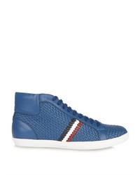 Moncler Mont Charles High Tops Leather Trainers