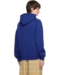 Axel Arigato Blue Chopped Ombr Hoodie