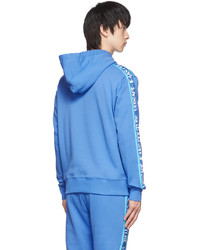 VERSACE JEANS COUTURE Blue Cotton Hoodie