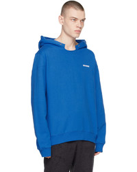 We11done Blue Oversized Hoodie