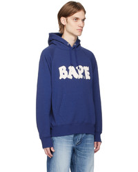 BAPE Blue Relaxed Fit Hoodie