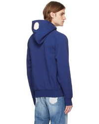 BAPE Blue Relaxed Fit Hoodie