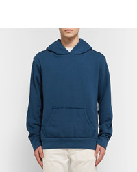 Simon Miller Raw Edged Loopback Cotton Jersey Hoodie