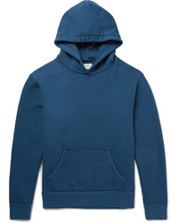 Simon Miller Raw Edged Loopback Cotton Jersey Hoodie