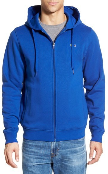 blue lacoste hoodie