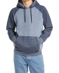 Volcom Substance Colorblock Hooded Sweatshirt In Navy At Nordstrom