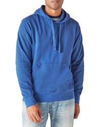 Lucky Brand Sueded Pullover Hoodie In Estate Blue At Nordstrom