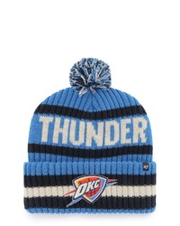 '47 Blue Oklahoma City Thunder Bering Cuffed Knit Hat With Pom At Nordstrom