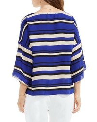 Vince Camuto Bell Sleeve Stripe Blouse