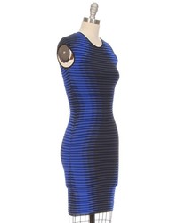 RVN Shadow Jacquard Sheath Dress