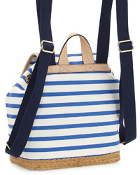 Kate Spade New York Broome Rogers Way Molly Striped Backpack Classic Bluecream