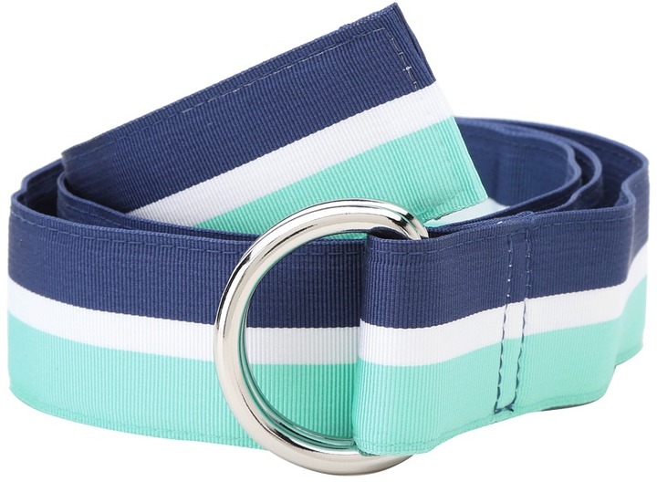 Vineyard Vines Hull Stripe Grosgrain Ribbon D Ring, $49 | Zappos