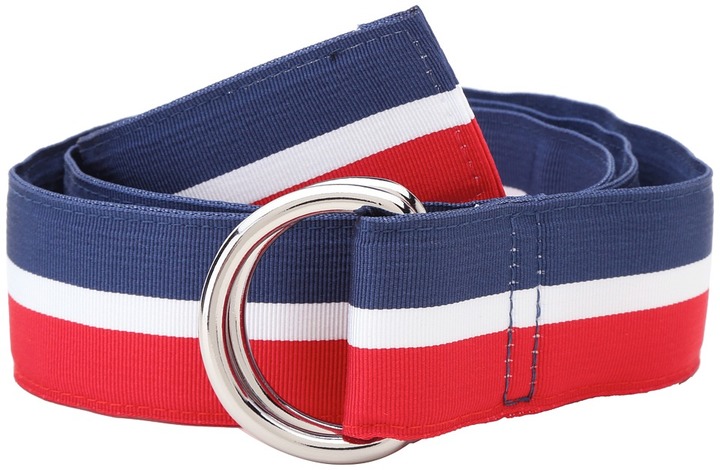 Vineyard Vines Hull Stripe Grosgrain Ribbon D Ring, $49 | Zappos