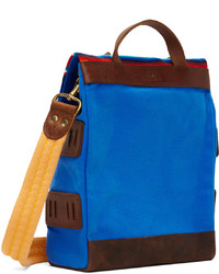 Junya Watanabe Blue Brown Seil Marchall Edition Messenger Bag