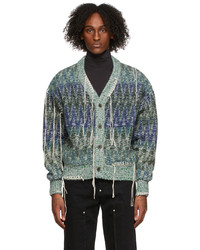 Andersson Bell Blue Green Heavy Milton Cardigan