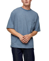 Topman Boxy Fit Stripe T Shirt