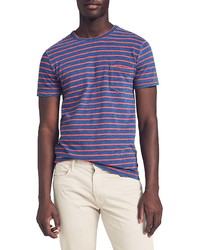 Faherty Breton Stripe Pocket T Shirt