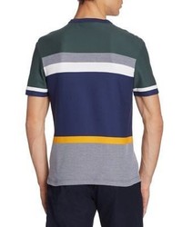 Lacoste Honeycomb Engineered Stripe Tee