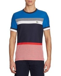 Lacoste Honeycomb Engineered Stripe Tee