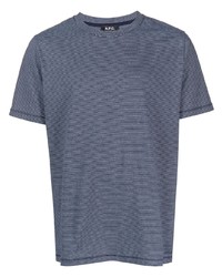 A.P.C. Striped Cotton T Shirt