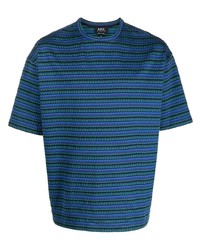 A.P.C. Striped Pattern T Shirt