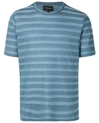 Giorgio Armani Striped Short Sleeve T Shirt