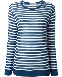 Alexander Wang T By Fine Knit Striped Sweater