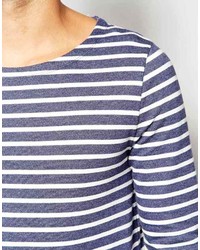 Asos Brand Stripe Long Sleeve T Shirt