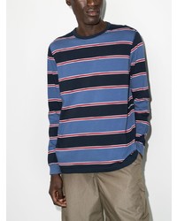 Pop Trading Company Long Sleeve Striped T Shirt
