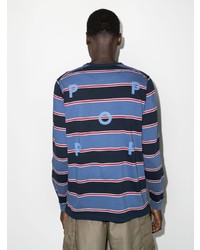 Pop Trading Company Long Sleeve Striped T Shirt