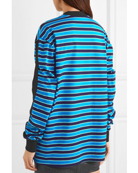 Givenchy Med Printed Striped Cotton Jersey Top
