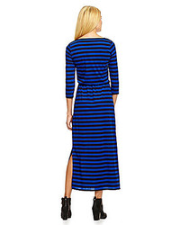 Vince Camuto Two By Striped Blouson Maxi Dress